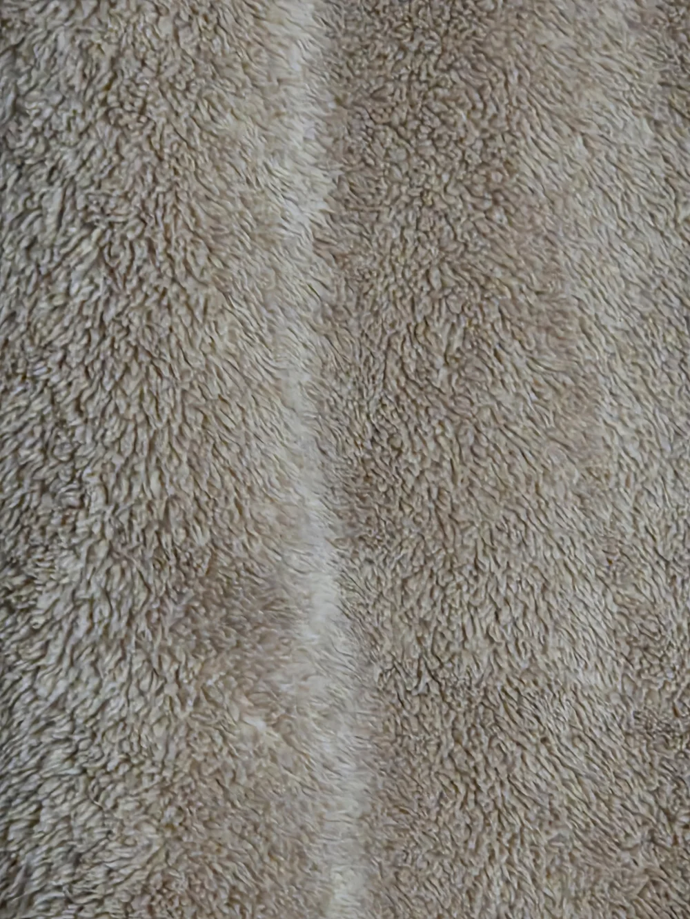 Women's Faux Sherpa Open-Front Vest - Taupe Medium